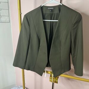 USED EXPRESS OLIVE GREWN BLAZER